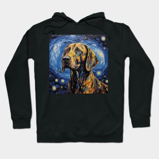 Plott hound Painted Portrait Hoodie